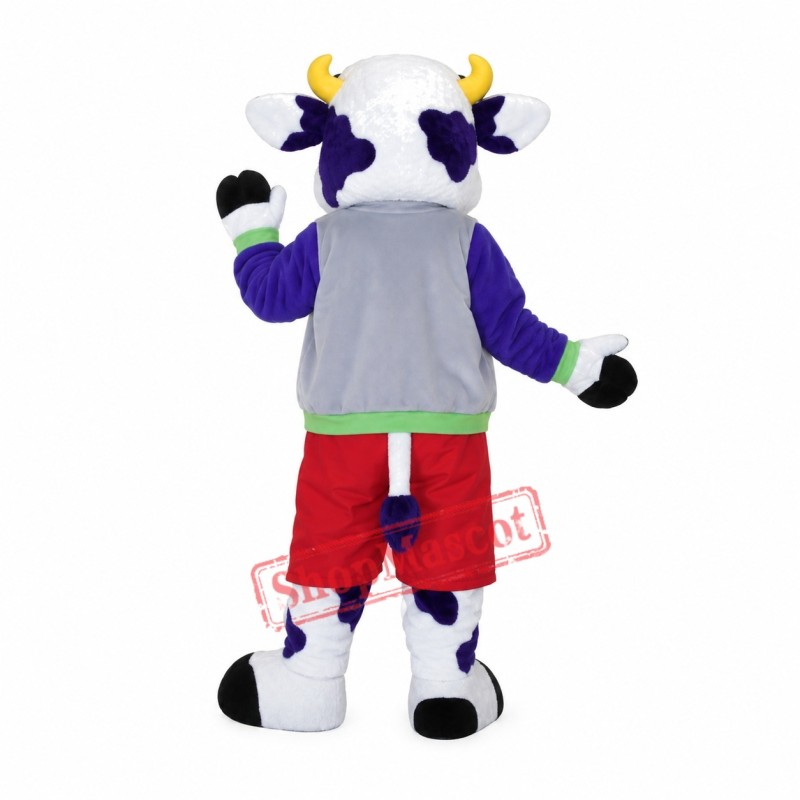 Cool Cow Mascot Costume Cool Cow Mascot Costume