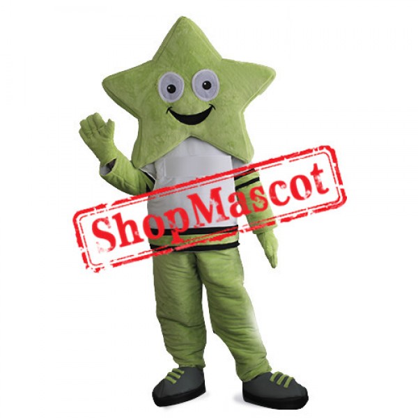 Red Star Man Mascot Costume