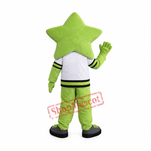 Red Star Man Mascot Costume Red Star Man Mascot Costume