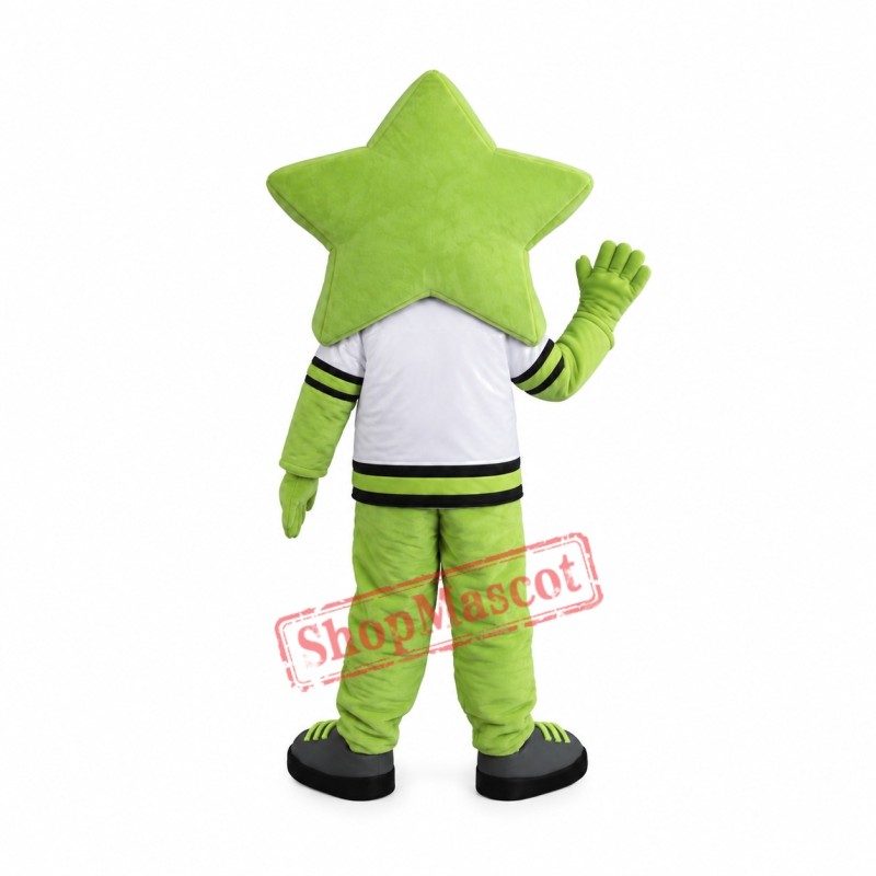 Red Star Man Mascot Costume Red Star Man Mascot Costume
