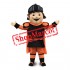 Red & White Superhero Mascot Costume