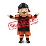 Red & White Superhero Mascot Costume