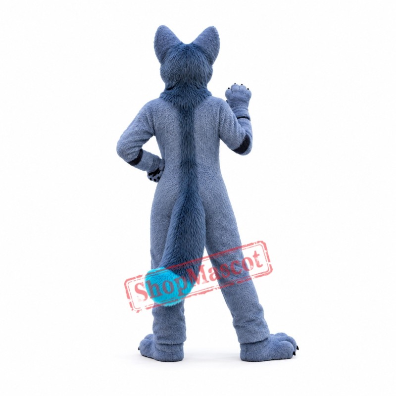 Grey & White Wolf Mascot Costume Free Shipping Grey & White Wolf Mascot Costume Free Shipping