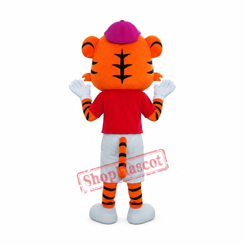 Golf Boy Tiger Mascot Costume