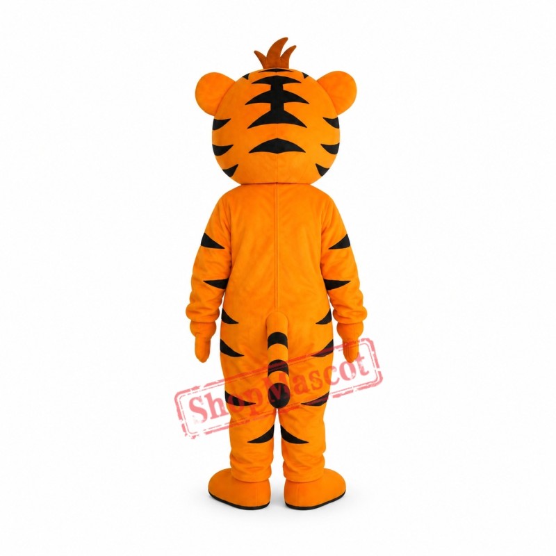 Cartoon Boy Tiger Mascot Costume