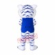 White And Blue Tiger Mascot Costume White And Blue Tiger Mascot Costume