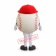 Sport White Baseball Mascot Costume Sport White Baseball Mascot Costume