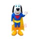 Super Power Dog Mascot Costume Super Power Dog Mascot Costume