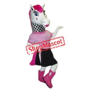 Beautiful Female Zebra Mascot Costume