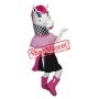 Beautiful Female Zebra Mascot Costume