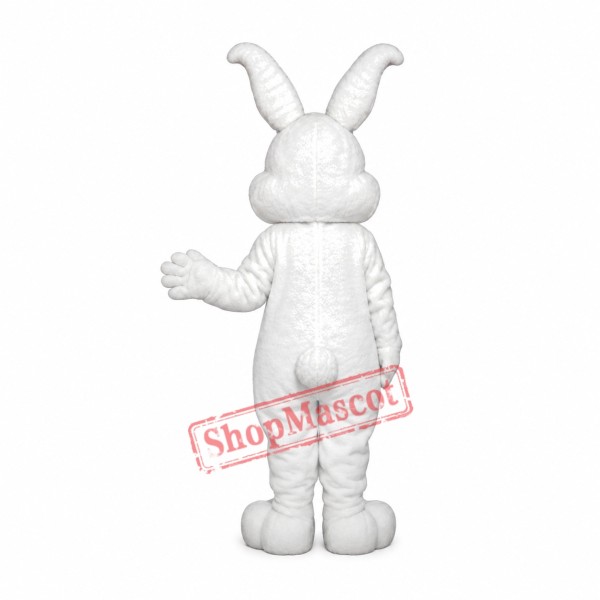 All White Easter Bunny Mascot Costume All White Easter Bunny Mascot Costume