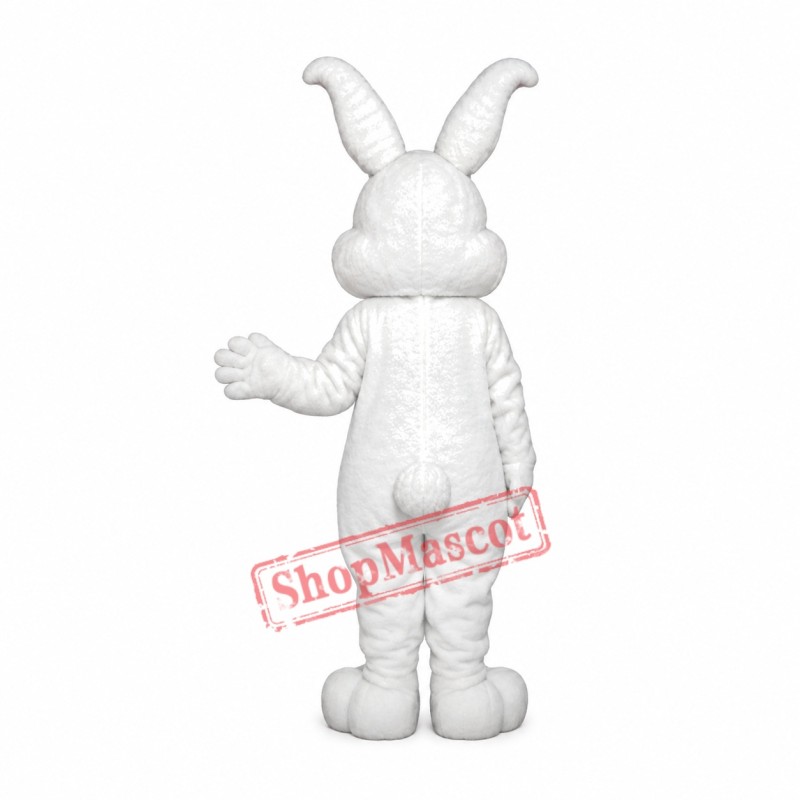 All White Easter Bunny Mascot Costume All White Easter Bunny Mascot Costume