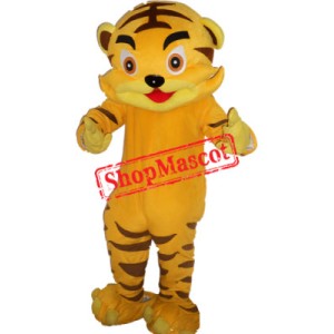 Boy Tiger Mascot Costume