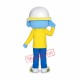 Blue Alien Boy Mascot Costume Blue Alien Boy Mascot Costume