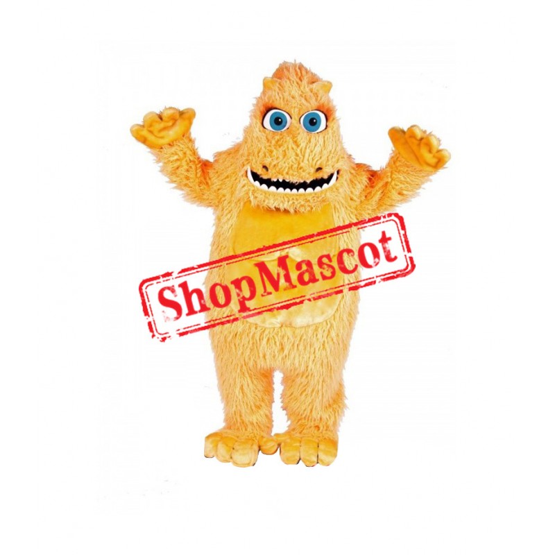 Super Cute Yellow Monster Mascot Costume