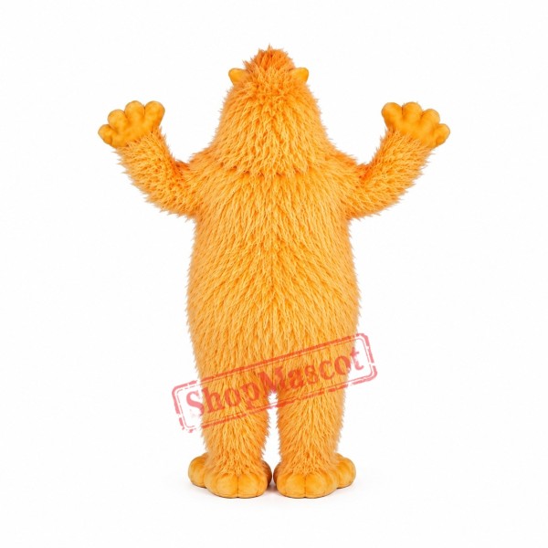 Super Cute Yellow Monster Mascot Costume Super Cute Yellow Monster Mascot Costume