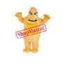 Super Cute Yellow Monster Mascot Costume