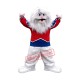 White Yeti Mascot Costume Free Shipping