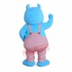 Cute Blue Monster Mascot Costume