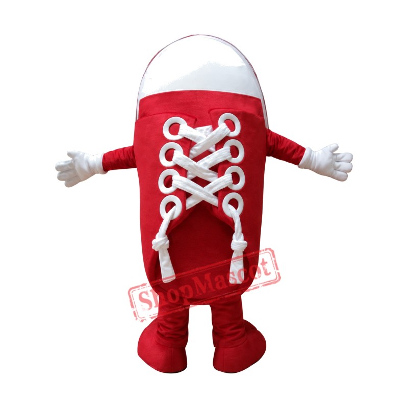 Red Shoes Mascot Costume Red Shoes Mascot Costume