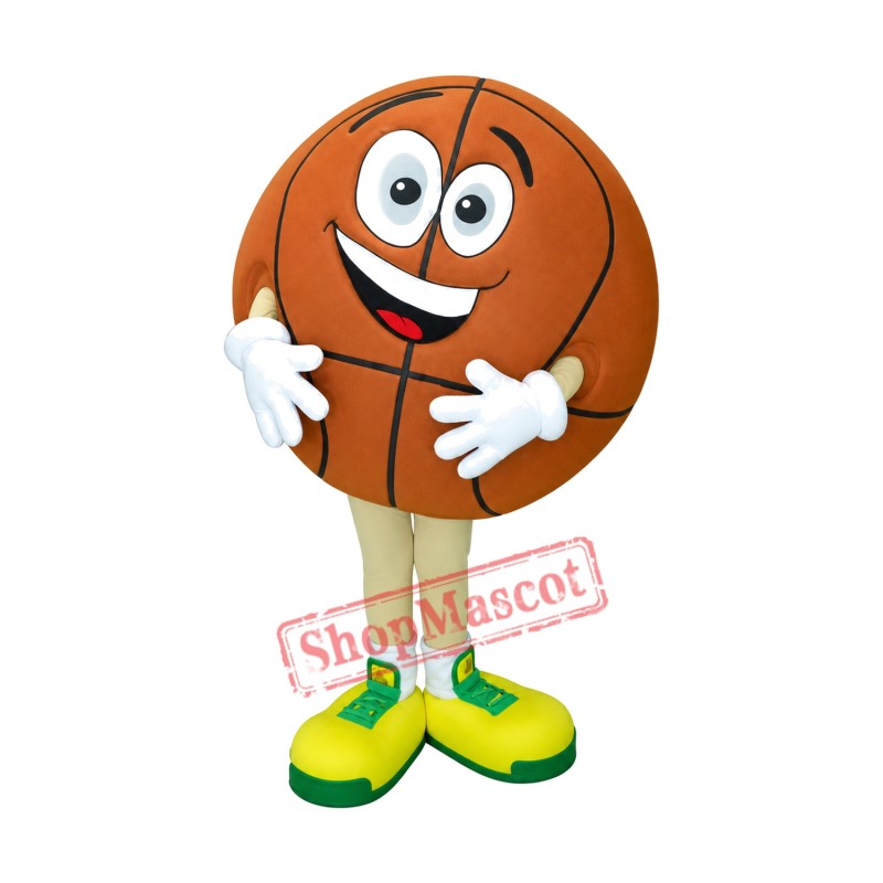 Happy Basketball Mascot Costume Happy Basketball Mascot Costume