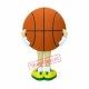 Happy Basketball Mascot Costume Happy Basketball Mascot Costume