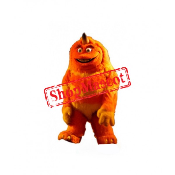 Orange Monster Mascot Costume