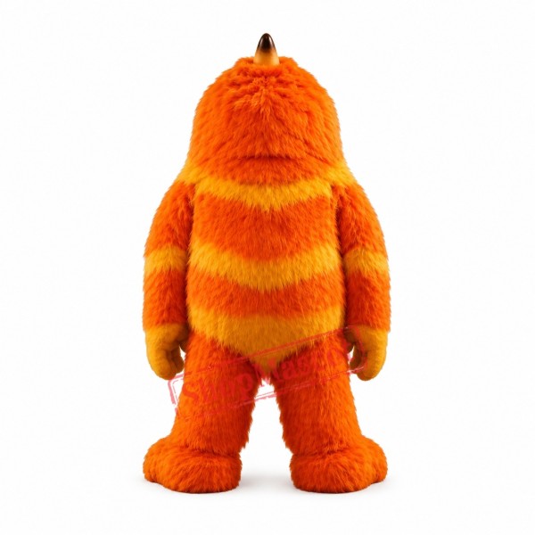 Orange Monster Mascot Costume Orange Monster Mascot Costume