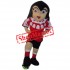 Football Girl Mascot Costume