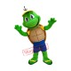 Little Green Turtle Mascot Costume Little Green Turtle Mascot Costume