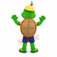 Little Green Turtle Mascot Costume Little Green Turtle Mascot Costume