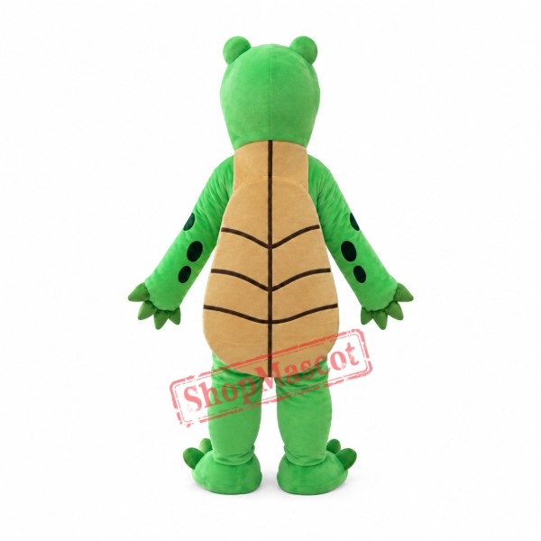 Green & Beige Turtle Mascot Costume