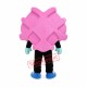 Pink Waffle Mascot Costume Pink Waffle Mascot Costume