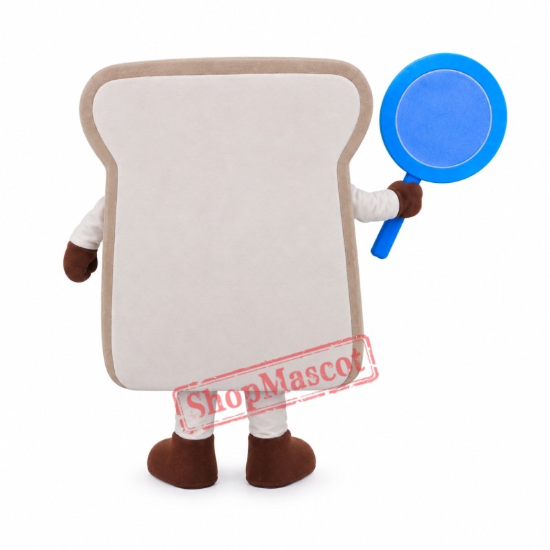 Happy Bread Mascot Costume Happy Bread Mascot Costume