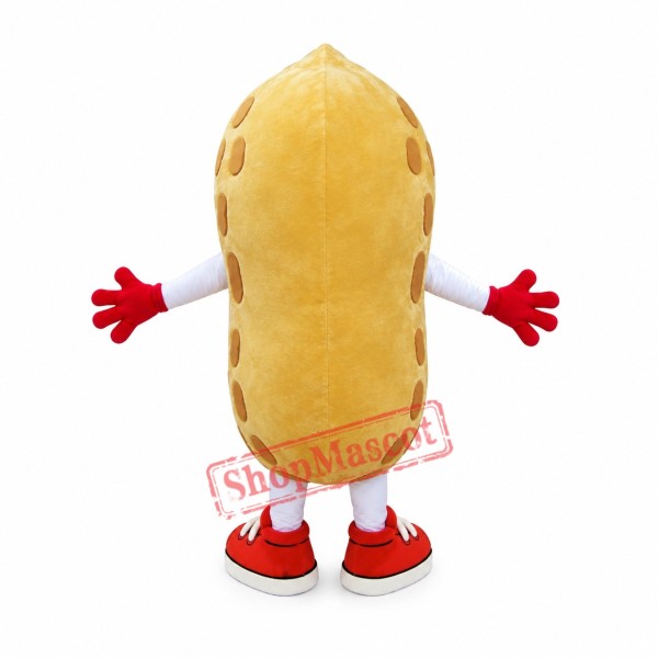 Happy Peanut Mascot Costume Happy Peanut Mascot Costume