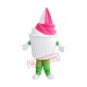Vanilla Strawberry Ice Cream Mascot Costume Vanilla Strawberry Ice Cream Mascot Costume