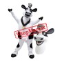Black & White Cow Mascot Costume