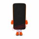 No Phone Calls Mascot Costume No Phone Calls Mascot Costume