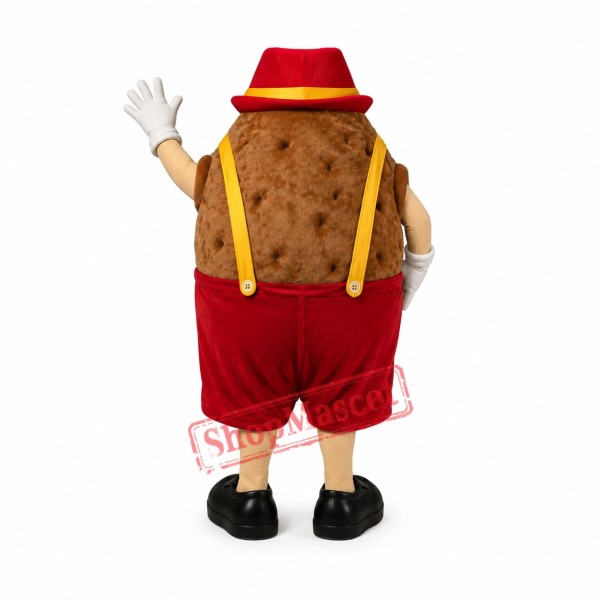 Happy Potato Mascot Costume Happy Potato Mascot Costume