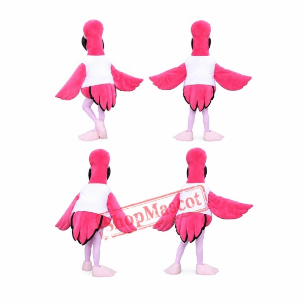 Lovely Flamingo Mascot Costume Lovely Flamingo Mascot Costume