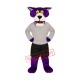 Purple Panther Mascot Costume Purple Panther Mascot Costume