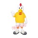 College White Rooster Mascot Costume