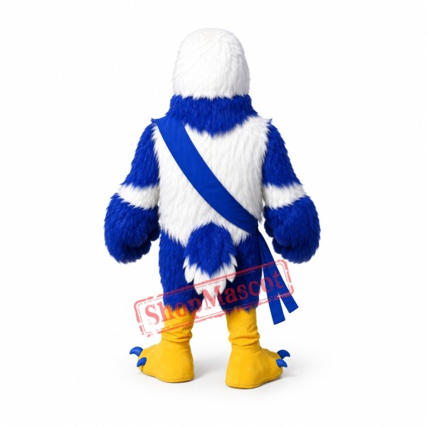 College Blue & White Eagle Mascot Costume College Blue & White Eagle Mascot Costume