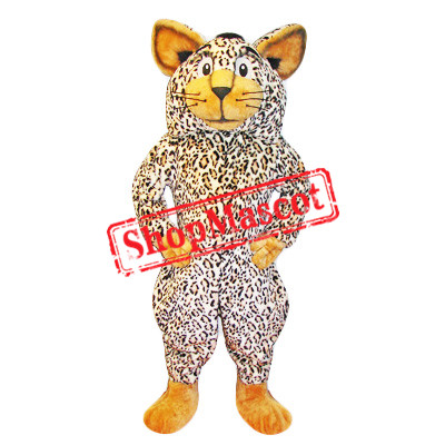 Cute Bobcat Mascot Costume