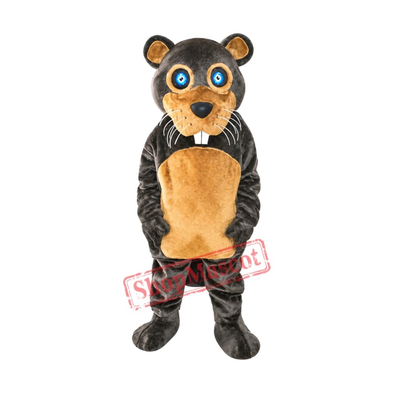 Cute Brown Beaver Mascot Costume Cute Brown Beaver Mascot Costume