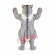 Cute Grey & White Wolf Mascot Costume Cute Grey & White Wolf Mascot Costume