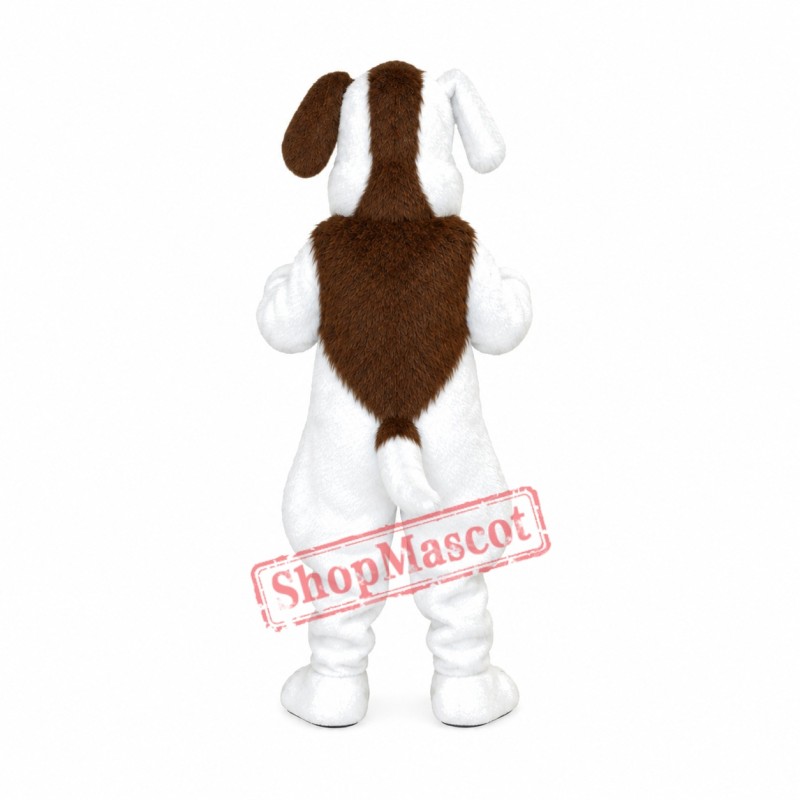All White Dog Mascot Costume All White Dog Mascot Costume