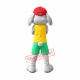 Sport College Rabbit Mascot Costume Sport College Rabbit Mascot Costume