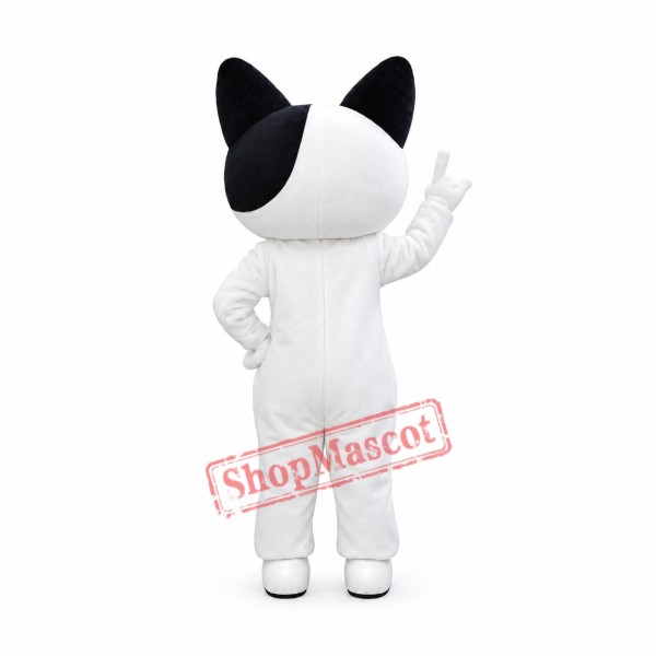 Lovely Black & White Cat Mascot Costume