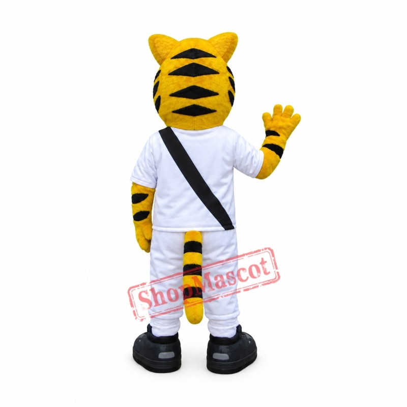 Fierce Yellow Tiger Mascot Costume